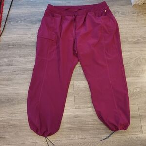 Cherokee Infinity Size 2XL Petite Color Wine Style 1123AP Scrub Pant